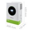 Qoltec Hybrydowy Inwerter solarny Off-Grid  6200W | 120A | 48V | MPPT | BMS | Sinus | opcja Wi-Fi | Power Factor 1.0