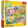 Trefl Puzzle 4w1 Spongebob