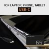Qoltec Ładowarka sieciowa 65W GaN Super Fast SLIM | PD | 5-20V | 3.25A |USB-C 3.1 | Laptop | MacBook | Smartfon | +kabel