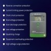 Qoltec Solarny regulator ładowania MPPT z czujnikiem temperatury 30A |  12V/24V | LCD | 2xUSB | Bluetooth | APP | GEL | LiFePO4