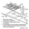 Bosch Płyta gazowa PCQ7A5I90 75 cm inox