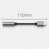 Qoltec Adapter USB-C | Jack 3.5mm | 10 cm