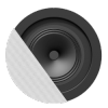  Głośnik głośniki AUDAC CENA 506/B SpringFit™ 5 ceiling speaker Black version - 8Ω and 100V