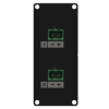 CAYMON CASY 148/B CASY 1 space speaker level 2x 2-pin terminal block to 2-pin terminal block Black ve