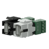 Procab VCK625/W Keystone adapter - USB 2.0 A - 4-pin terminal block White