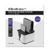 Qoltec Stacja dokująca do dysków HDD SSD 2.5 cali 3.5 cali | SATA III | USB 3.0 | Super speed 5Gb/s | z funkcją klonowania offline