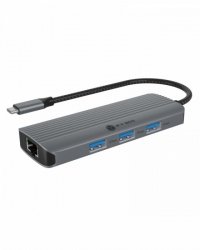IcyBox Stacja dokująca IB-DK4034a-CPD 6w1, HDMI,USB,PD,LAN 
