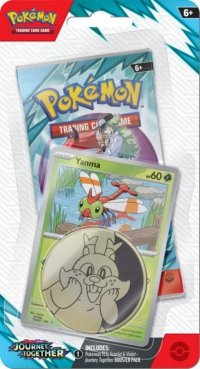 Pokemon TCG Karty Scarlet & Violet - Journey Together - Checklane Blister - Yanma 