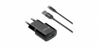 YENKEE Ładowarka sieciowa USB + kabel Lightning 1 metr USB A 12W 2,4A 