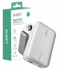 AUKEY PB-Y57 White Mini PowerBank | 20000mAh | 22.5W | 2xUSB | PD 3.0 QC 3.0 LED 