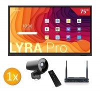 Zestaw Monitor Interaktywny 1 x monitor 75 LYRA PRO + 1 x kamera ModCam+ + 1 x OPS i5 12 gen. 