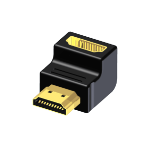 Procab BSP460 Adapter - HDMI female - HDMI male - 90° angle
