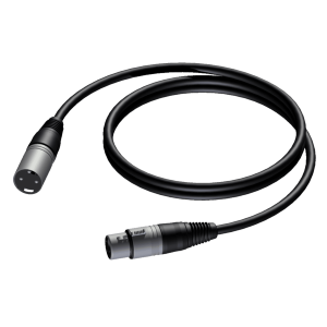Procab CAB901/0.5 XLR male - XLR female 0,5 meter