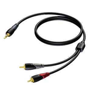 PROCAB CLA711/15 3.5 mm Jack male stereo - 2 x RCA/Cinch male 15 meter