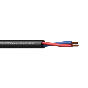 Procab CLS215-CCA/3 Loudspeaker kabel - 2 x 1.5 mm2 - 16 AWG -  EN50399 CPR Euroclass Cca-s1b,d0