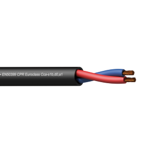 Procab CLS240-CCA/1 Loudspeaker kabel - 2 x 4 mm? - 11 AWG -  EN50399 CPR Euroclass Cca-s1b,d0,a