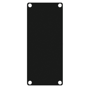 CAYMON CASY101/B CASY 1 space closed blind plate Black version