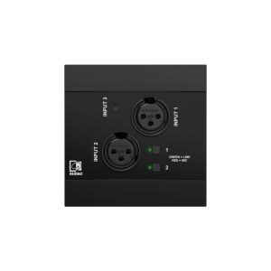 AUDAC NWP320/B Sieciowy panel wejściowy audio - 2 x XLR + 3,5 mm jack + BT (4 CH) Wersja czarna