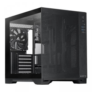 Obudowa komputerowa Chieftec VISIO AIR GM-30B-M-OP ATX bez zasilacza z oknem czarna - USZ OPAK