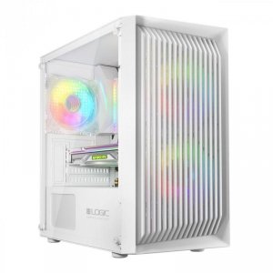 Obudowa LOGIC ATOS ARGB mATX/mITX Mini USB 3.0 Biała - USZ OPAK