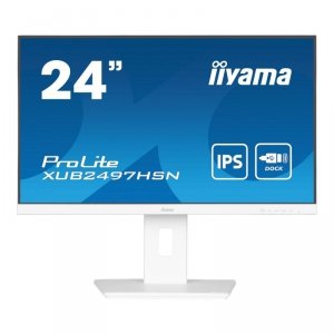 Monitor iiyama 23,8 cali ProLite XUB2497HSN-W1 IPS FHD 100Hz HDMI 2xDP HUB RJ-45 głośniki