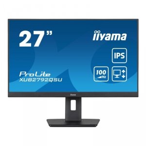 Monitor iiyama 27 cali ProLite XUB2792QSU-B6 IPS 100Hz HDMI DP 4xUSB-A USB-B głośniki