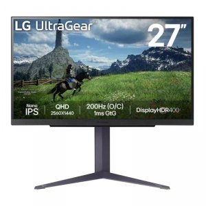 Monitor LG 27 cali UltraGear 27GS85Q-B Nano IPS QHD 200Hz 2xHDMI DP 3xUSB