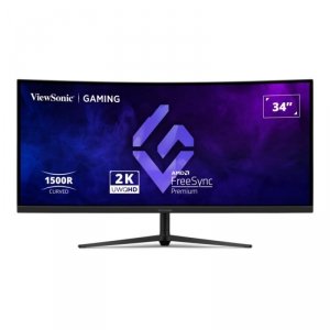 Monitor ViewSonic 34” VX3418C-2K Gaming Monitor VA UWQHD 180Hz 2xHDMI 2xDP głośniki