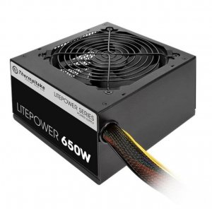 Thermaltake Litepower II Black 650W (Active PFC, 2xPEG, 120mm, Single Rail)