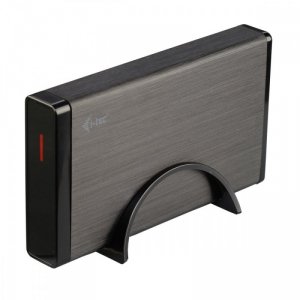 i-tec MYSAFE Advanced 3,5 cali USB 3.0 Obudowa zewnętrzna na dyski  HDD i SSD SATA I II III czarna aluminiowa