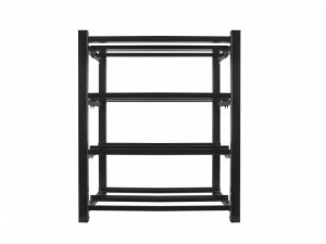LANBERG Regał na baterie UPS 830X454 2X4 (8) czarny OR01-830454-204-BK