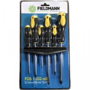 Fieldmann Zestaw 6 wkrętaków śrubokrętów  FDS 1102-6R