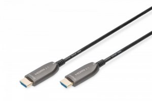 Digitus Kabel połączeniowy hybrydowy AOC HDMI 2.1 Ultra High Speed 8K/60Hz UHD HDMI A/HDMI A M/M 20m Czarny
