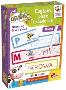 Lisciani Gra Carotina Bawię się, czytam i pisze - Farma