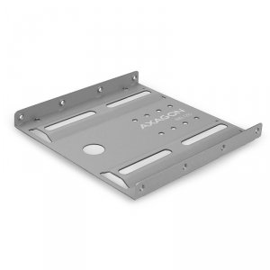 AXAGON RHD-125S Ramka metalowa do montażu 1x 2.5 cali HDD w pozycji 3.5 cali, szary