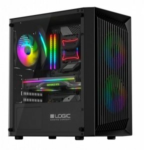 MODECOM Obudowa komputerowa bez zasilacza LOGIC ATOS RGB MINI USB 3.0