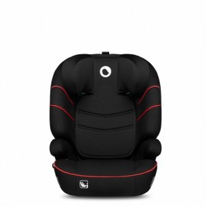 Lionelo Fotelik samochodowy Hugo I-Size Sporty Black Red 15-36 kg