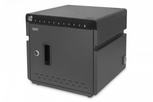 Digitus Szafa mobilna desktopowa do ładowania notebooków/tabletów do 14 cale z UV-C i USB-C