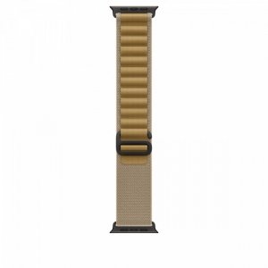 Apple Opaska Alpine w kolorze beżu do koperty 49 mm - rozmiar M - elementy z tytanu w kolorze czarnym