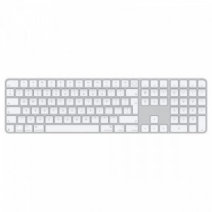 Apple Klawiatura Magic Keyboard z Touch ID i polem numerycznym dla modeli Maca z czipem Apple - angielski (międzynarodowy) - białe klawisze