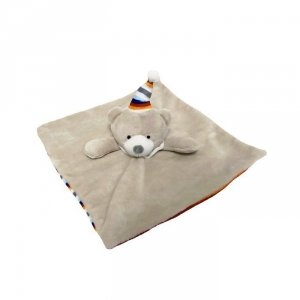 TULILO Przytulanka Miluś Miś z balonikiem 25x25 cm