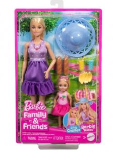 Mattel Lalka Barbie Rodzina i przyjaciele siostry na pikniku