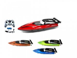 Madej Motorówka R/C z ładowarką USB 4 kolory MIX