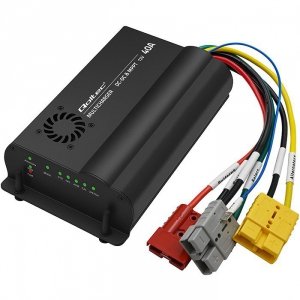 Qoltec Automatyczna Ładowarka DC-DC 12V z regulatorem MPPT | 40A |      LiFePO4 AGM GEL STD