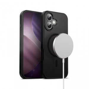 CRONG Etui Hybrid Frost MAG Cover iPhone 17 MagSafe Czarne
