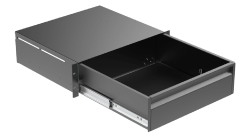 CAYMON RD320/B 19 rack drawer - 3 unit Black version