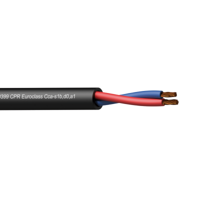 Procab CLS225-CCA/3 Loudspeaker kabel - 2 x 2.5 mm? - 13 AWG -  EN50399 CPR Euroclass Cca-s1b,d0