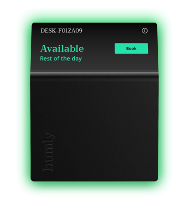 System rezerwacji biurek Humly Booking Device 1 szt + zasiłacz