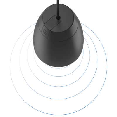  Głośnik głośniki AUDAC ALTI 6/B 2-way 6" pendant speaker Black version