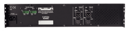 AUDAC CAP 224 Dwukanałowy wzmacniacz mocy 2 x 240W 100V